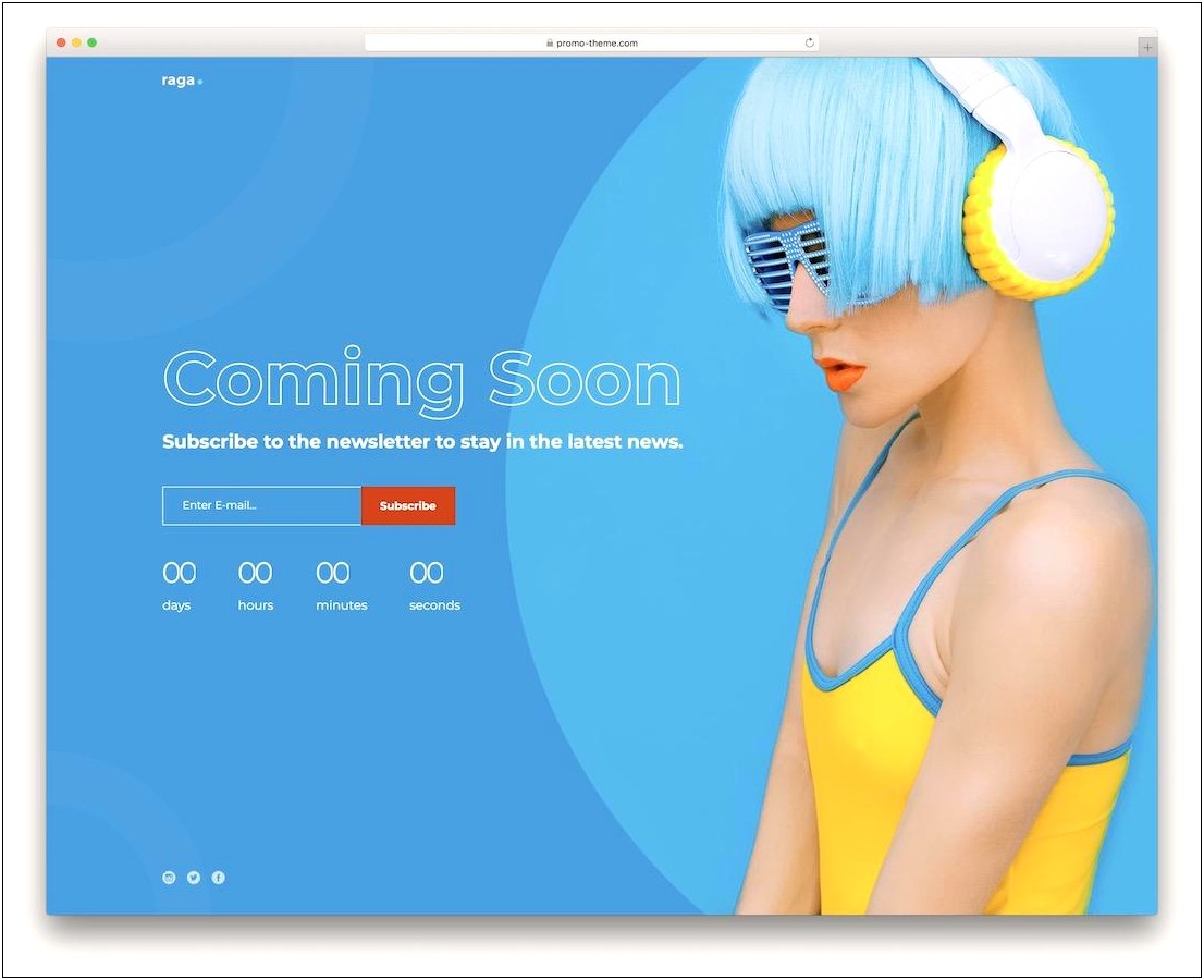 Coming Soon Page Templates Free Download