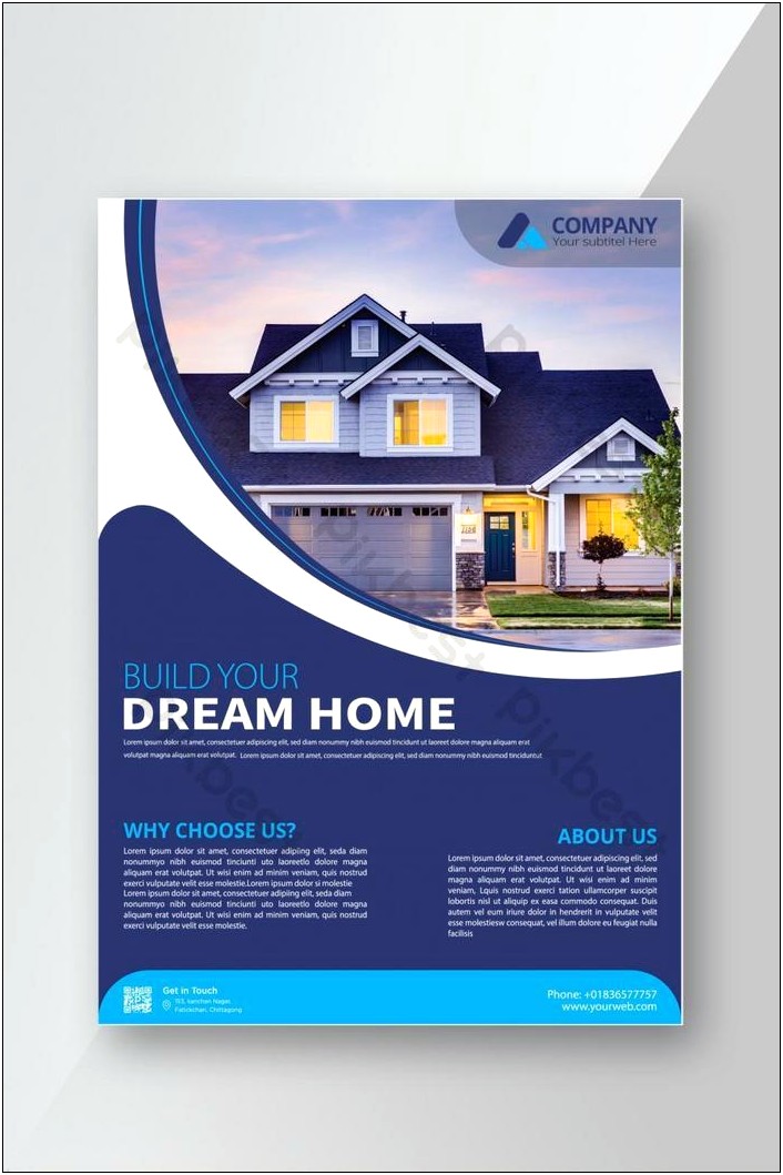 Commercial Real Estate Brochure Template Free Download