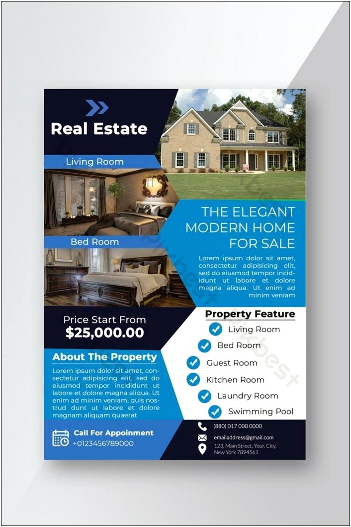 Commercial Real Estate Brochure Template Free