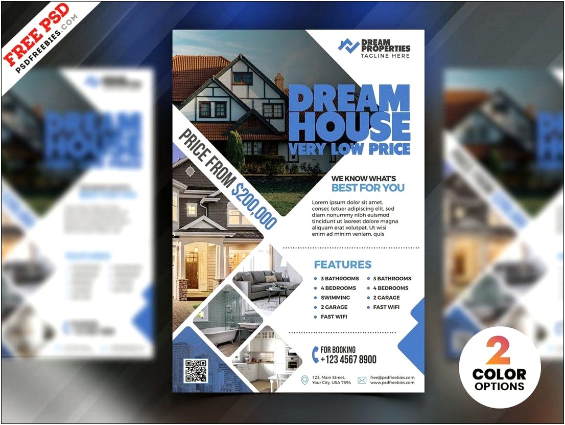Commercial Real Estate Flyer Cut Sheet Template Free