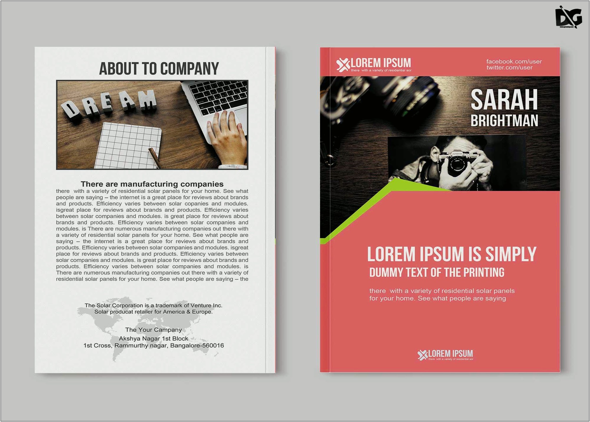 Company Brochure Templates Psd Free Download
