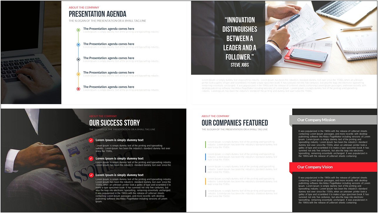 Company Introduction Ppt Template Free Download