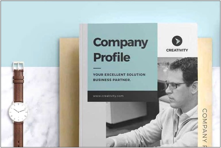 Company Profile Cover Design Template Free Download