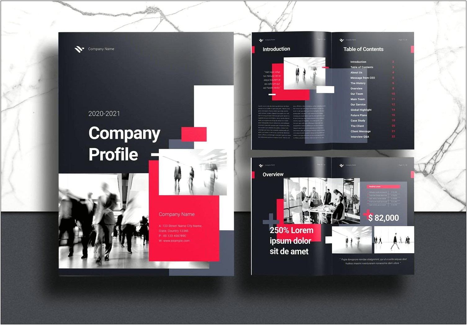 Company Profile Indesign Template Free Download
