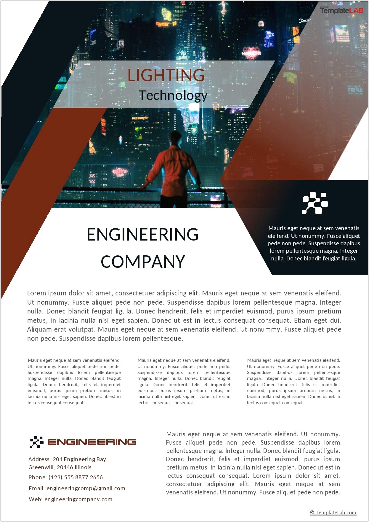 Company Profile Template Word Free Download