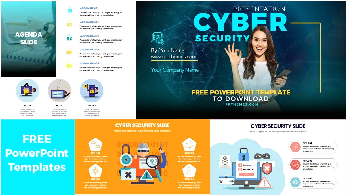 Computer Security Powerpoint Templates Free Download