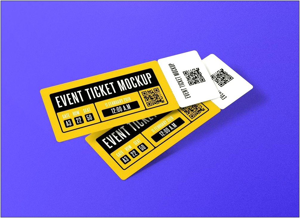 Concert Ticket Psd Template Free Download