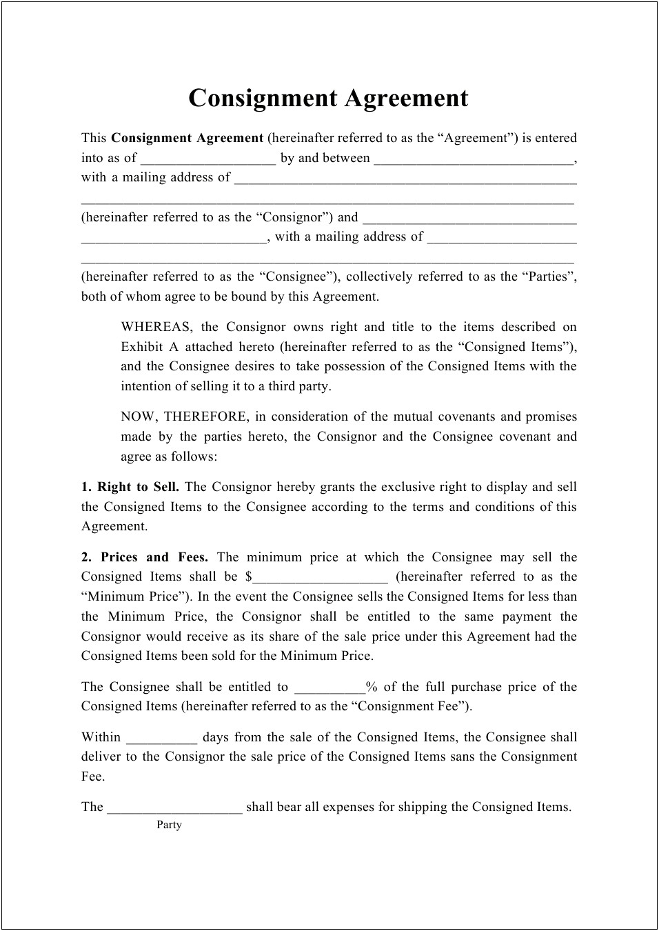 Consignment Inventory Printable Template Download Online Free
