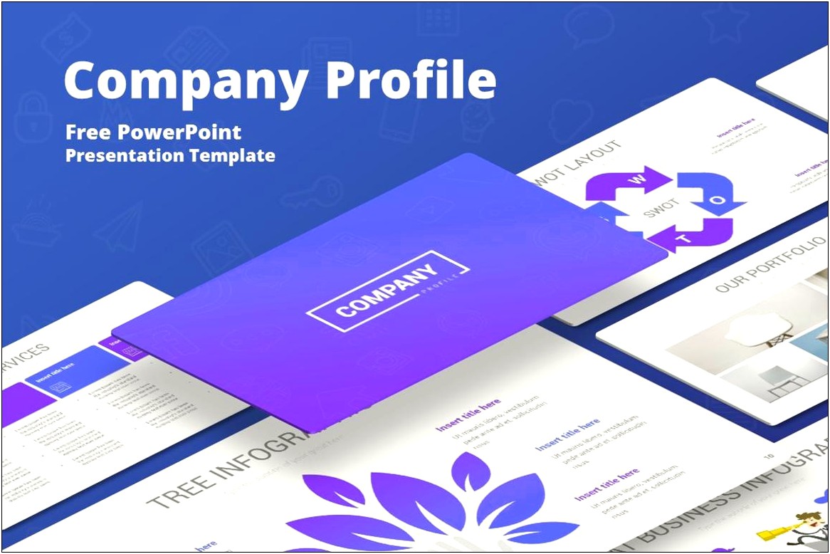 Construction Company Profile Template Powerpoint Free Download