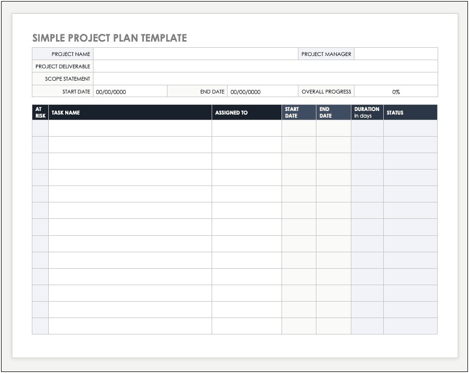 Construction Phase Plan Template Free Download