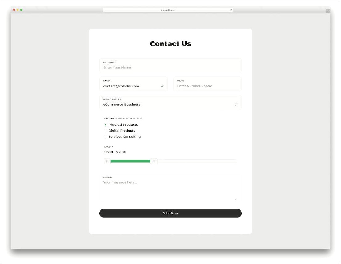 Contact Form 7 Style Templates Free