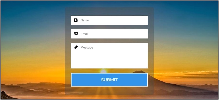 Contact Form Css Template Free Download