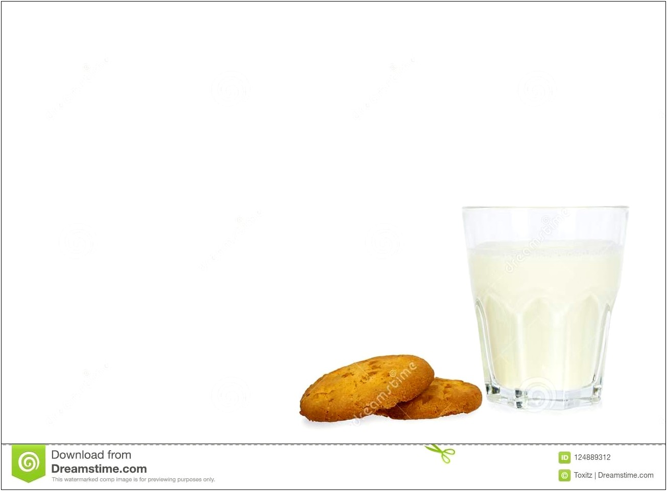 Cookies And Milk Free Sign Template