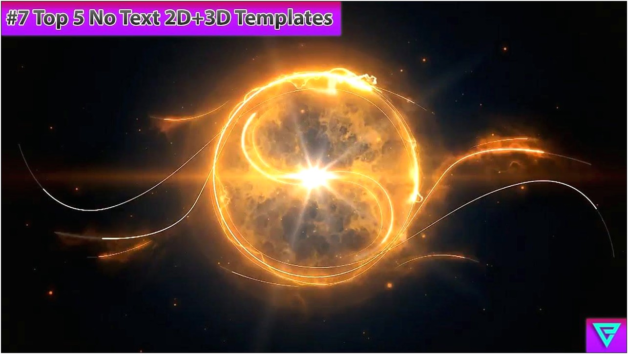 Cool 3d Intro Template No Text Free Download