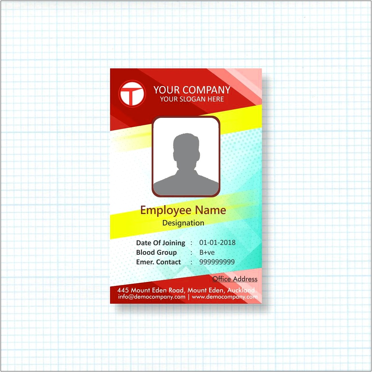Coreldraw Company Id Card Templates Free Download