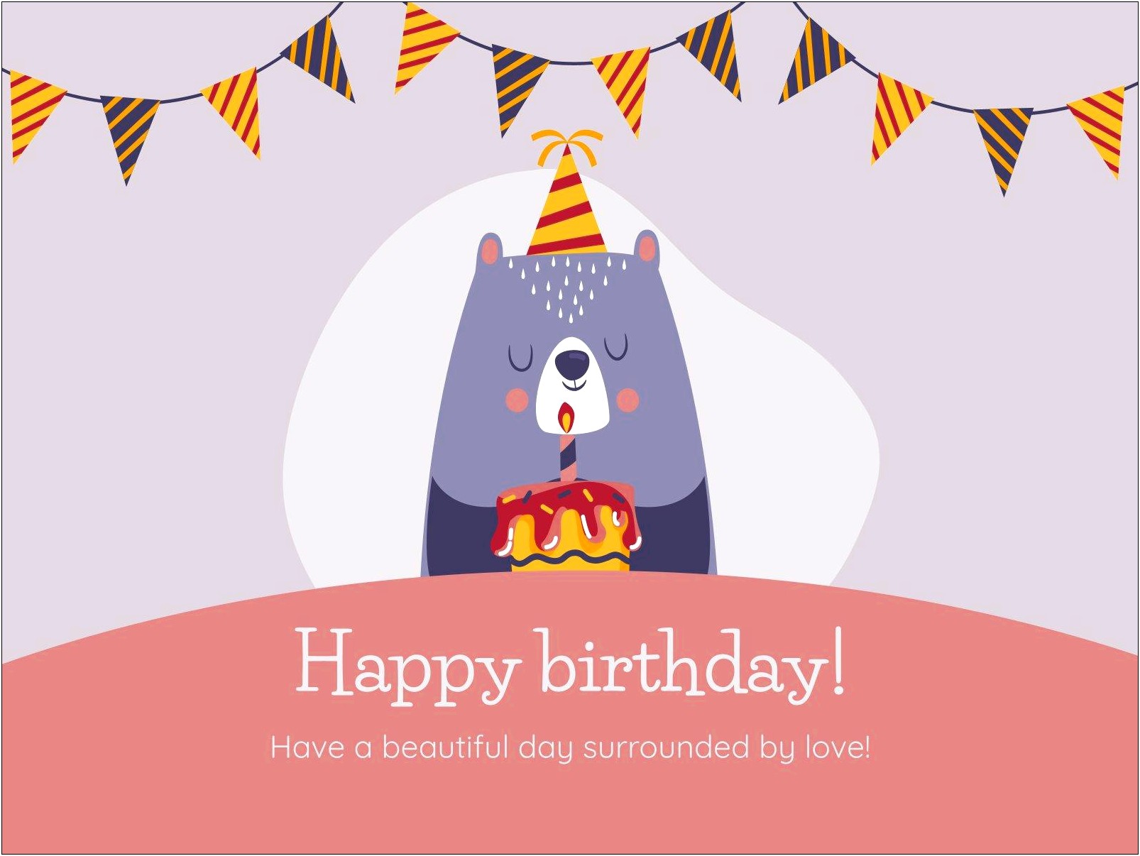 Corporate Birthday Card Template Free Download