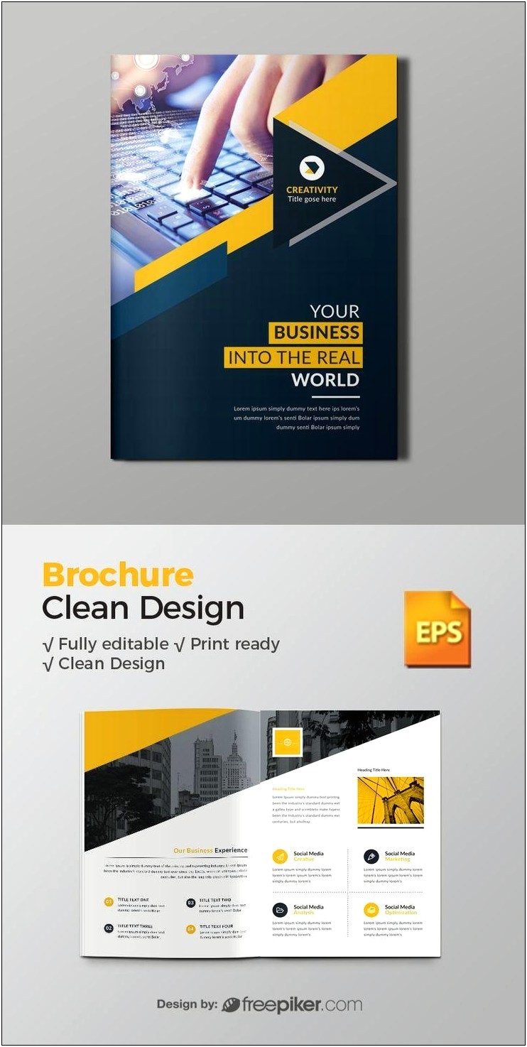 Corporate Brochure Design Templates Psd Free Download