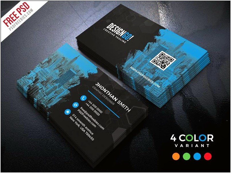 Corporate Business Card Template Psd Free