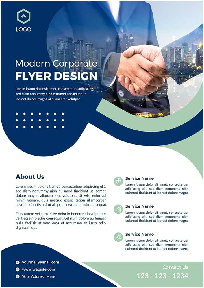 Corporate Business Flyer Free Psd Template