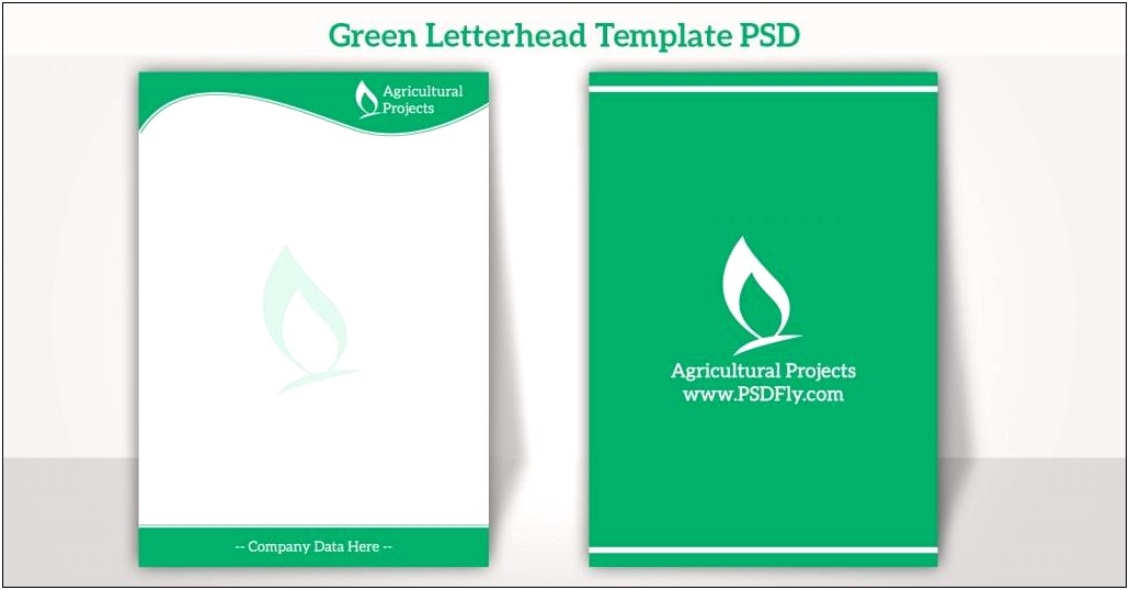 Corporate Letterhead Template Psd Free Download