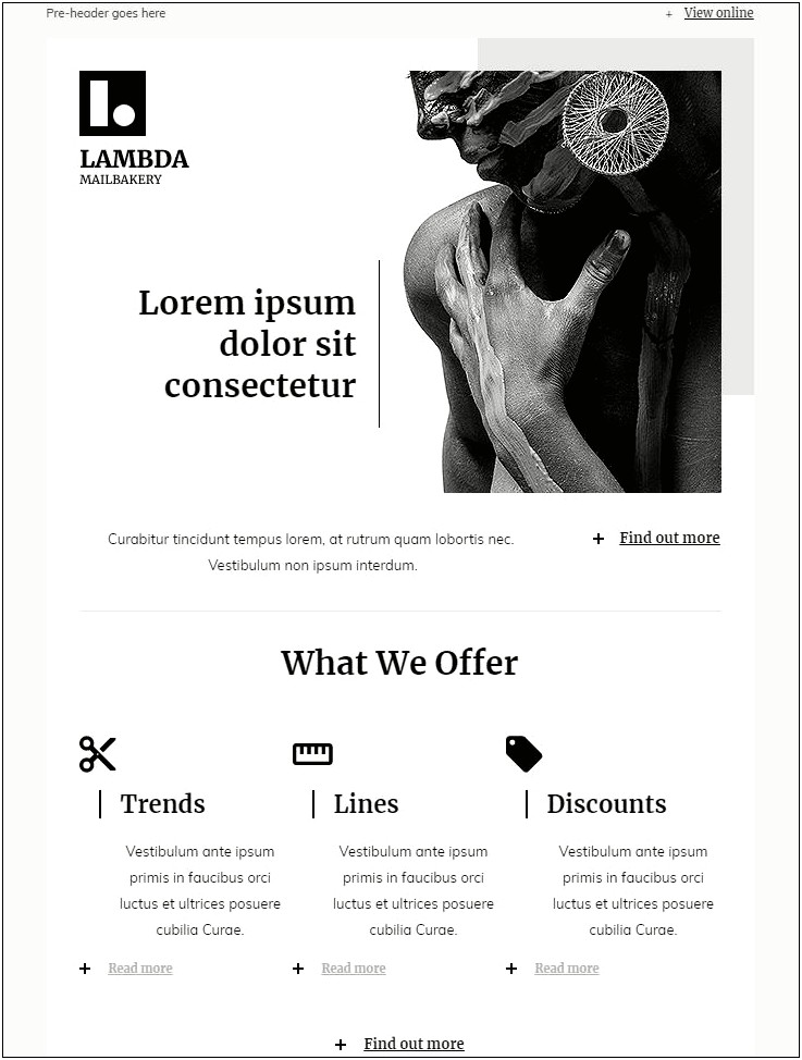 Corporate Responsive Email Newsletter Templates Free Download