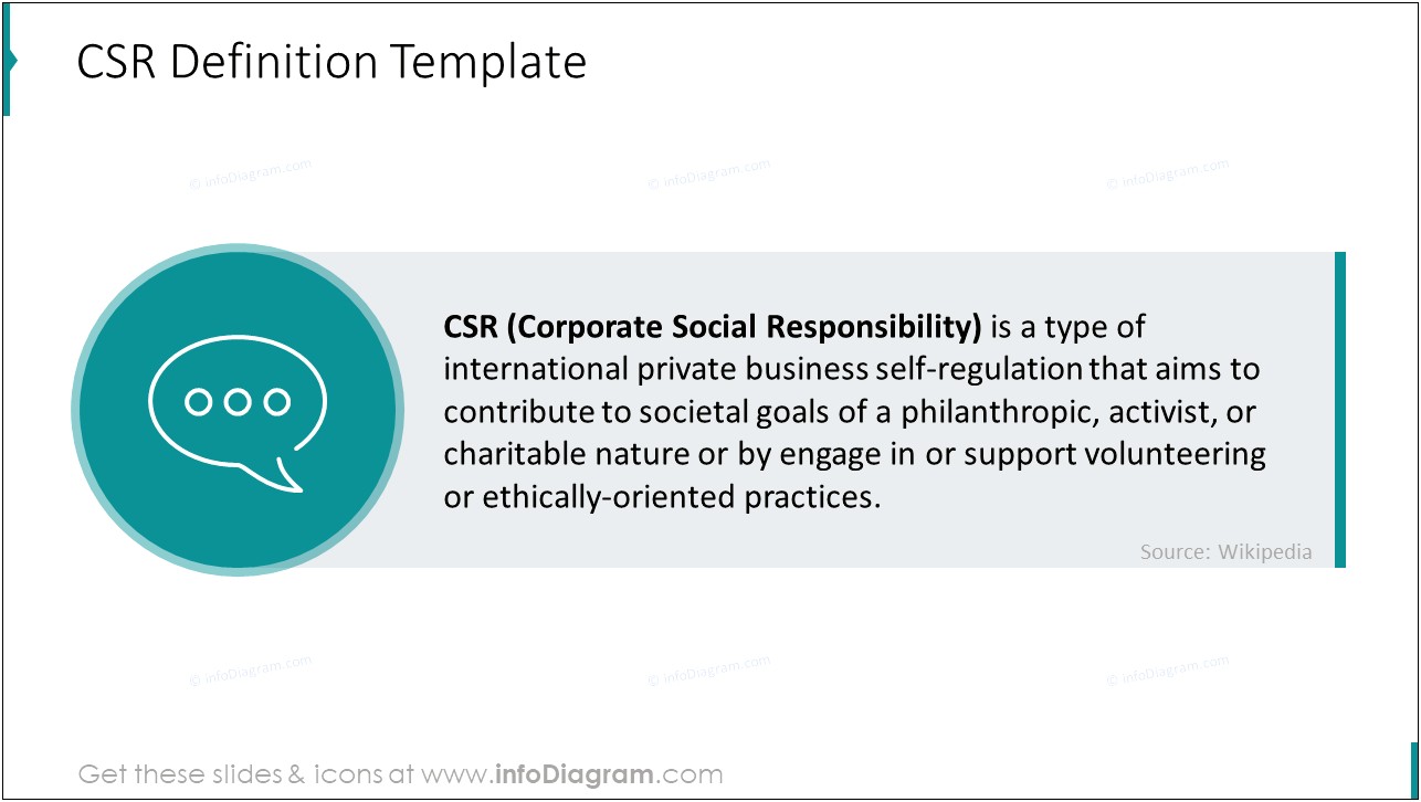 Corporate Social Responsibility Powerpoint Template Free