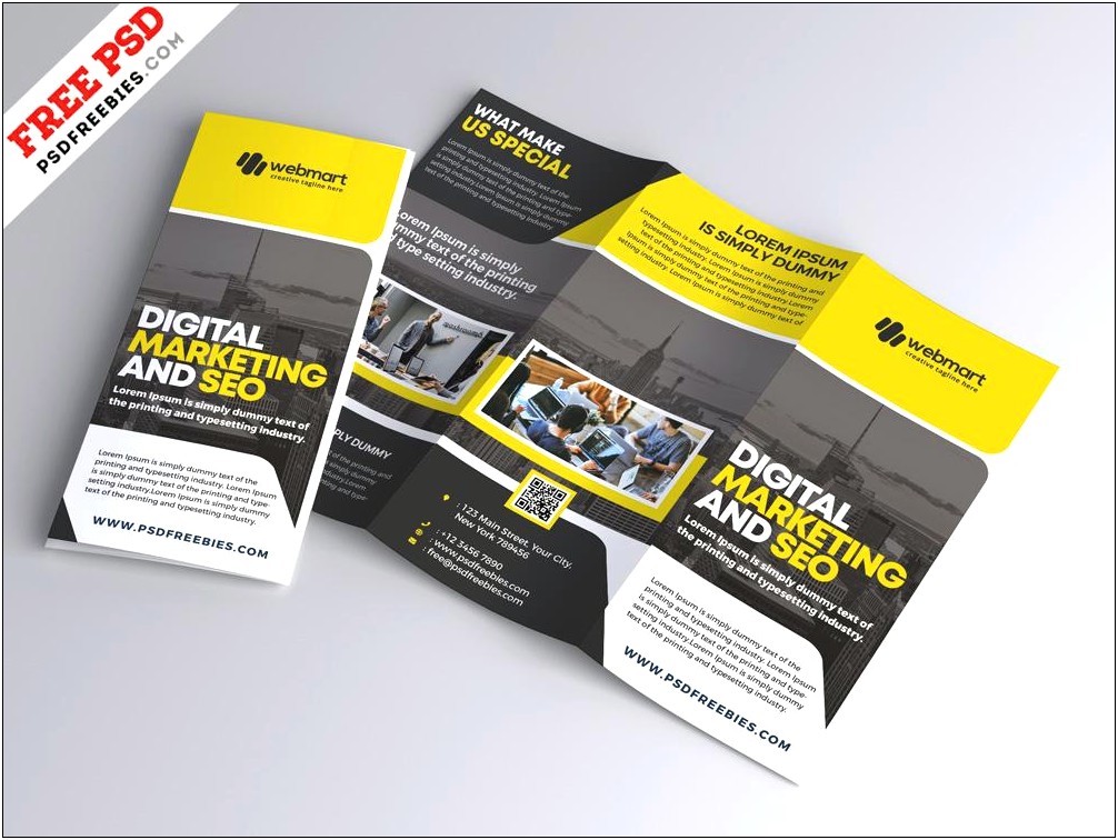 Corporate Tri Fold Brochure Template 2 Free Download