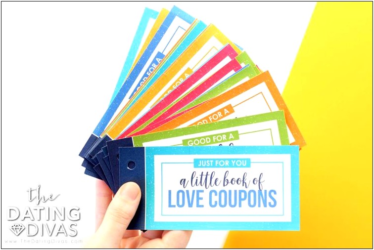 Coupon Book For Boyfriend Template Free