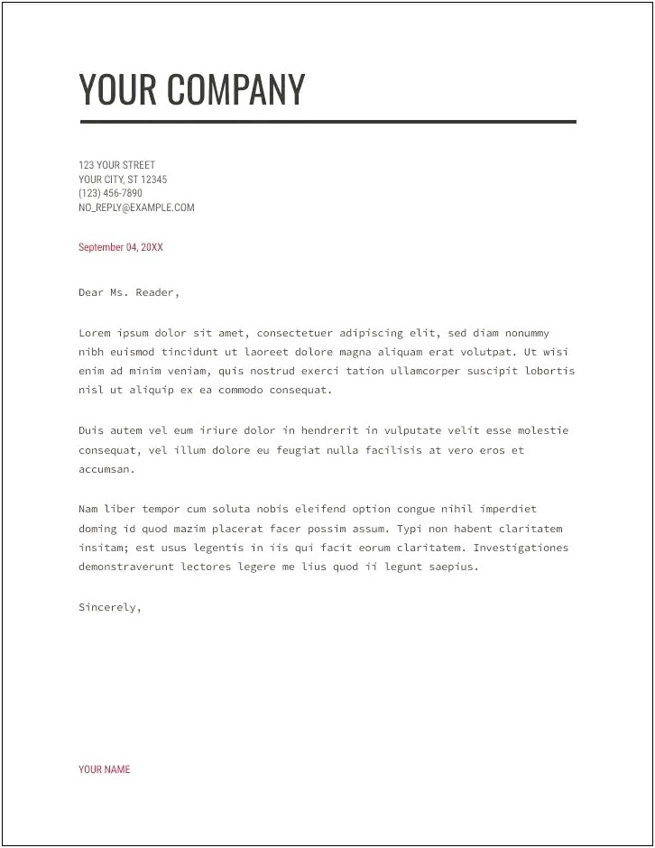 Cover Letter Template For Google Docs Free