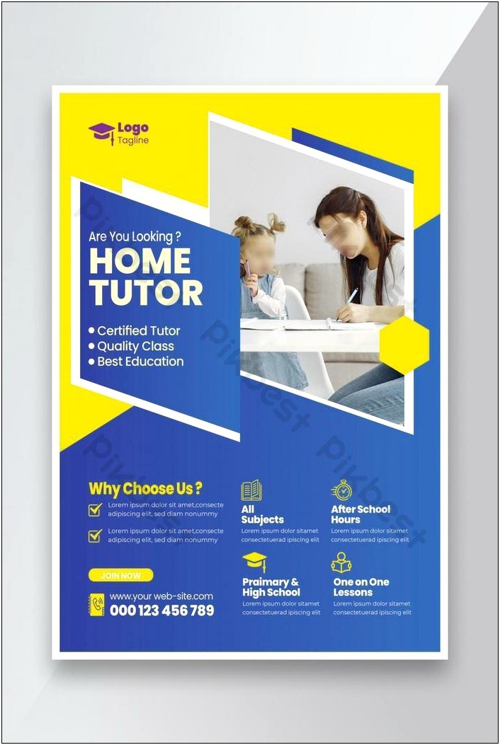 Create A Tutoring Flyer For Free Template