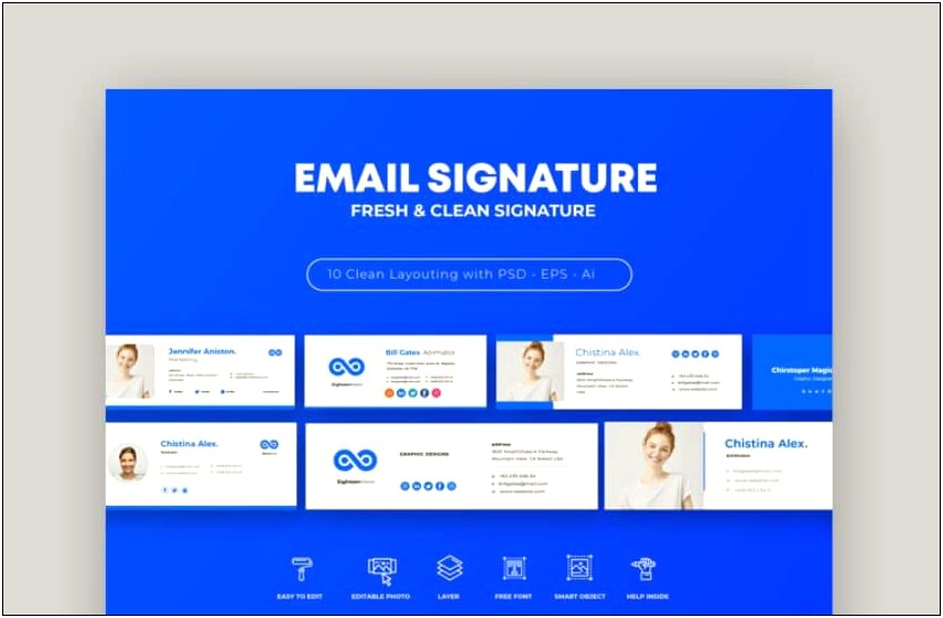 Create An Email Signature Template Free With Links
