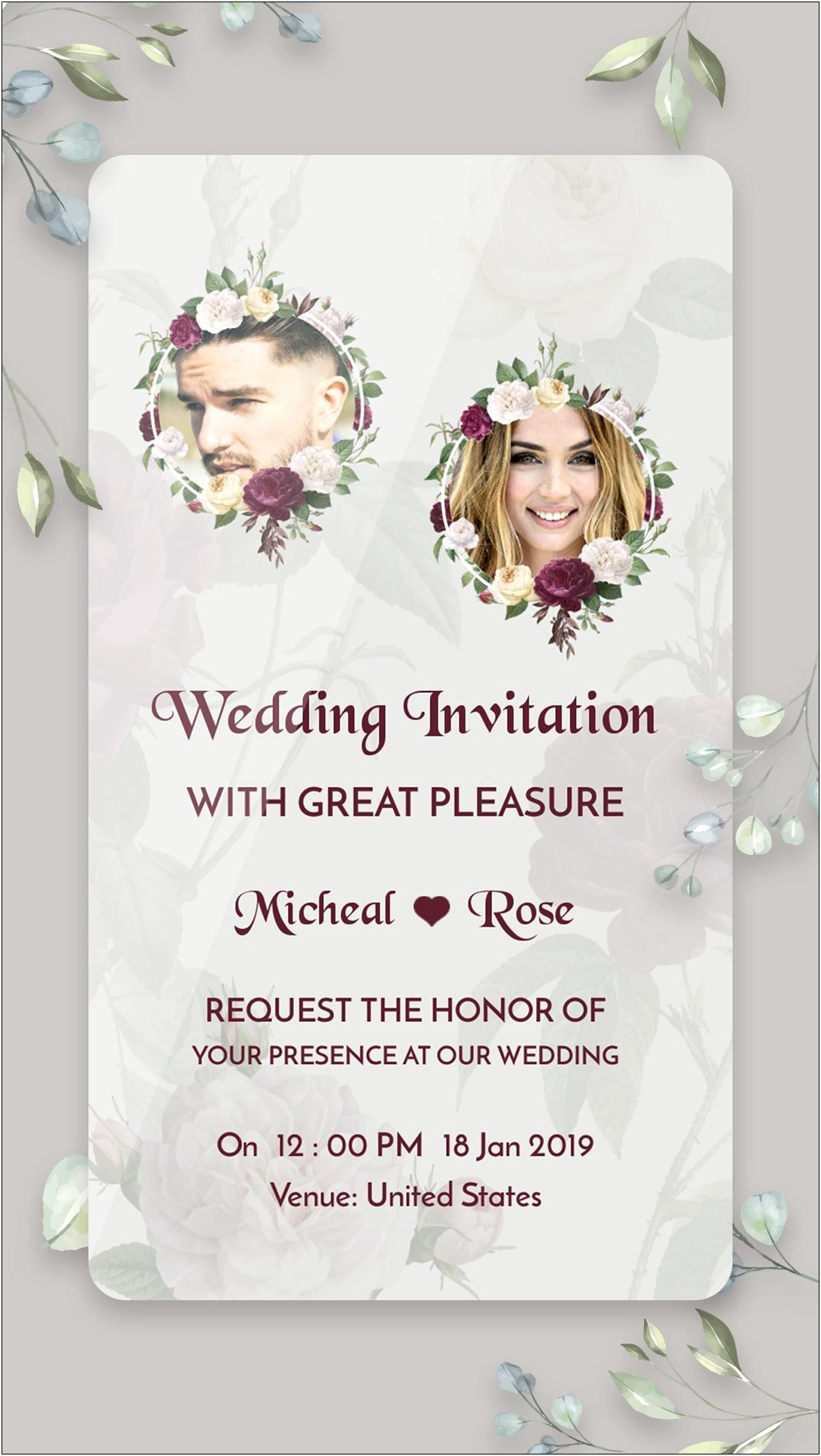 Create E Wedding Invitation Cards Free