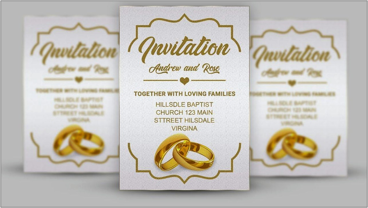 Create Wedding Invitation Card Using Photoshop