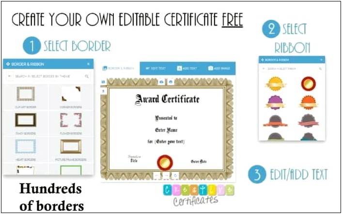 Create Your Own Certificate Template Free