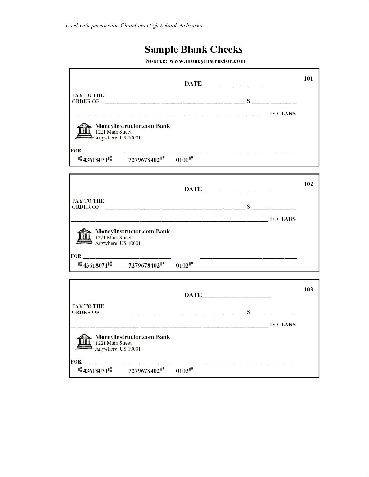 Create Your Own Check Template Free
