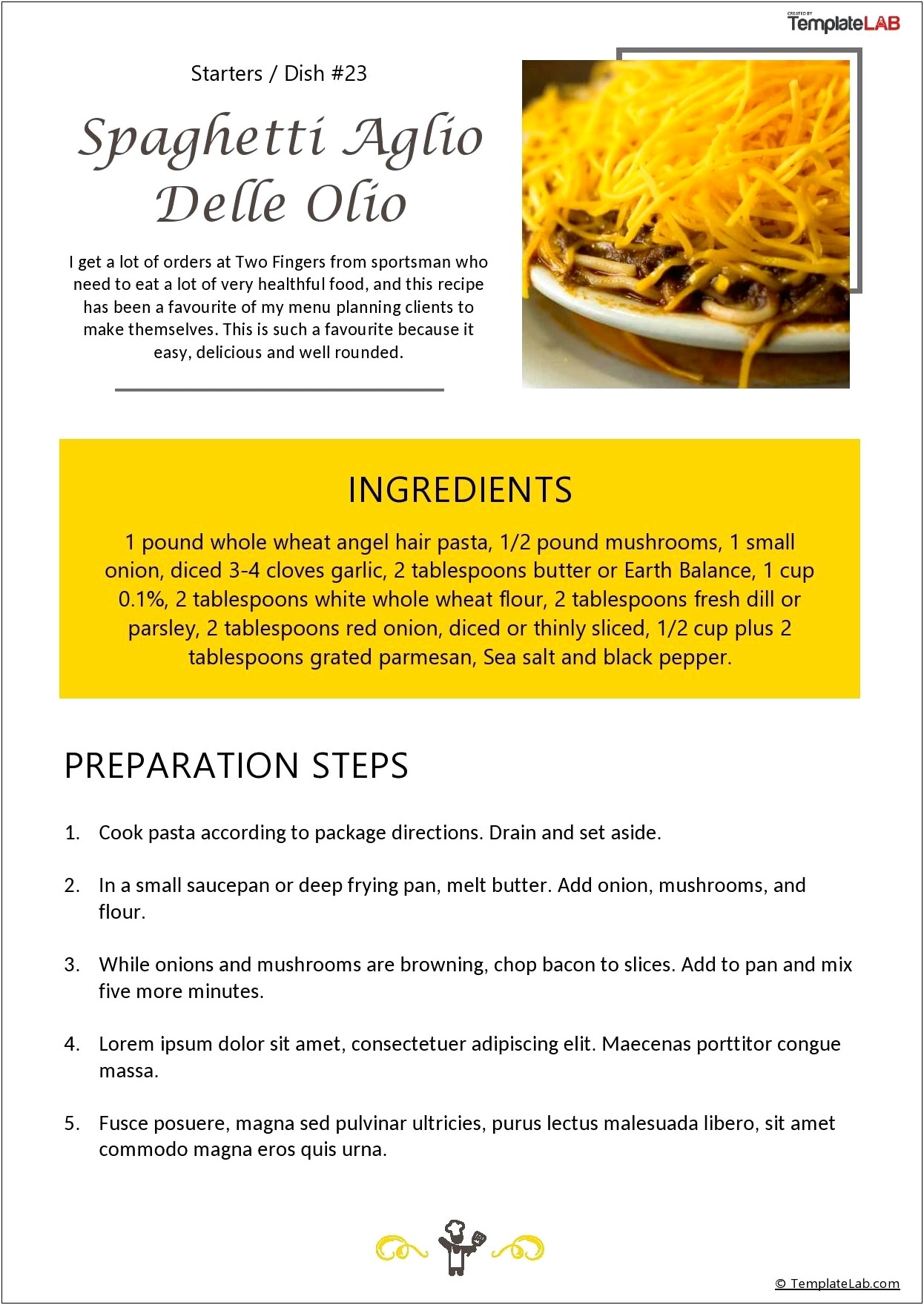 Create Your Own Cookbook Free Templates