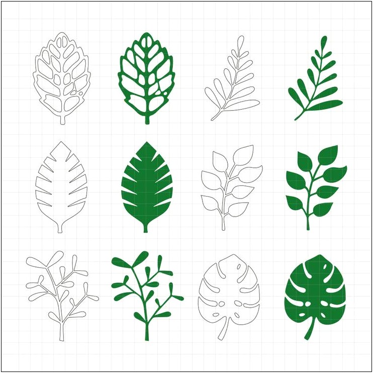 Creating Giant Leaves Paper Free Template Download