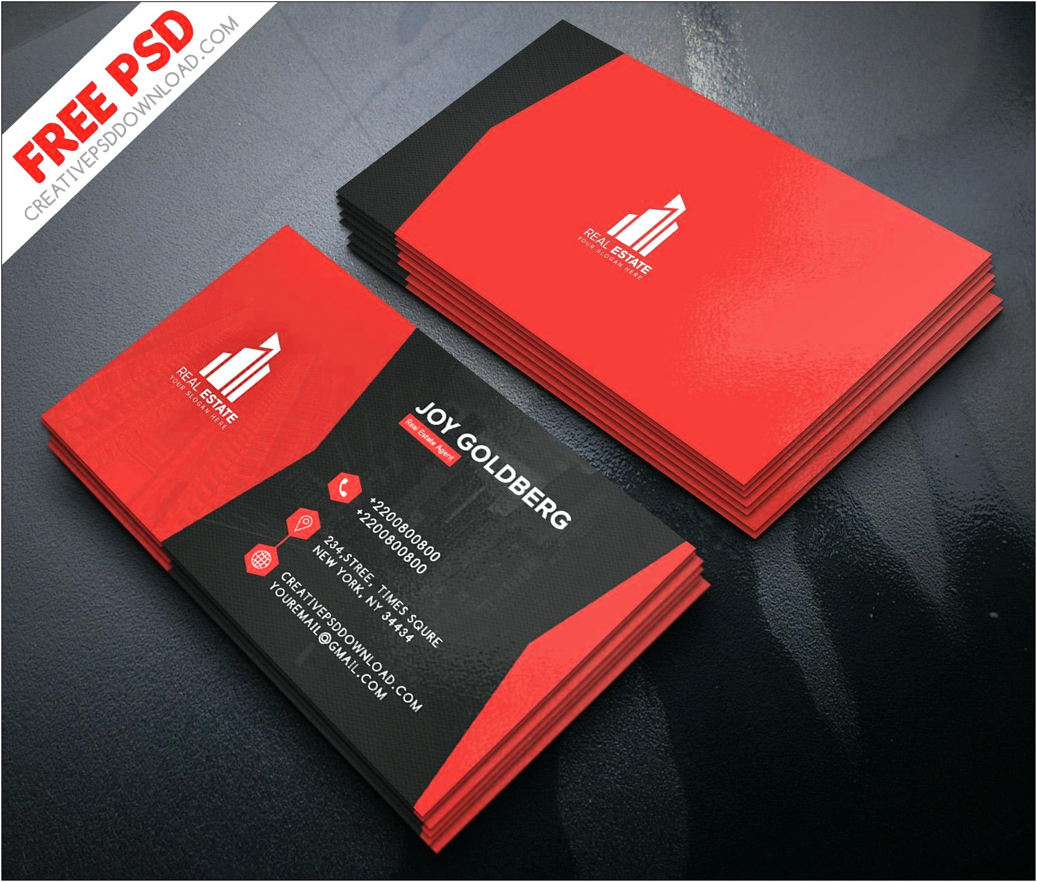 Creative Agency Business Card Free Psd Template