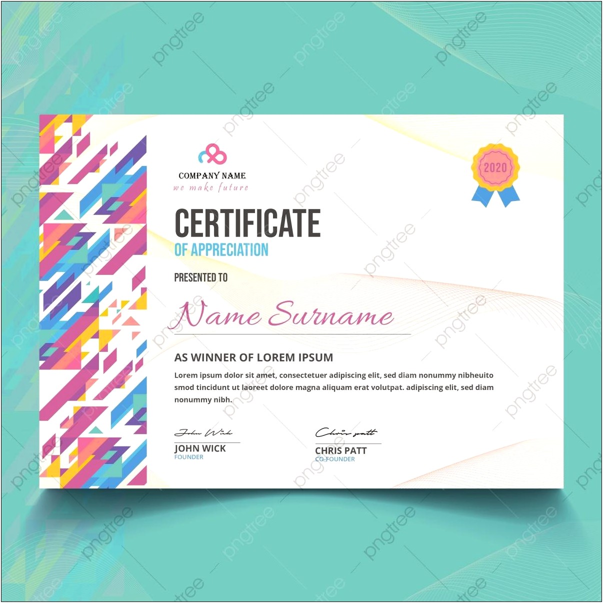 Creative Certificate Template Psd Free Download
