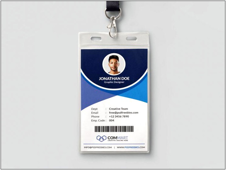 Creative Id Card Template Free Download