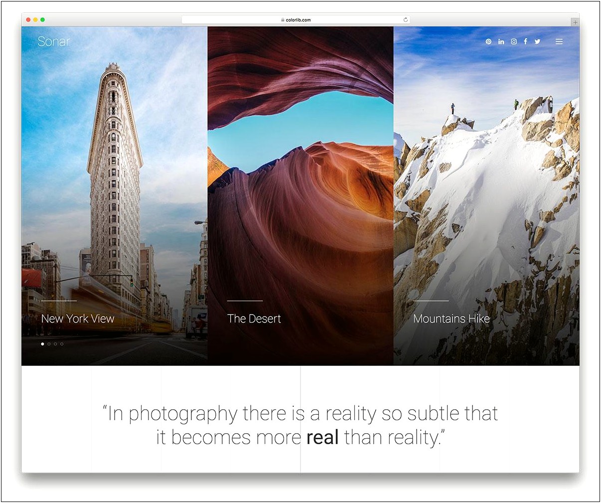 Creative Photography Html5 Template Free Download