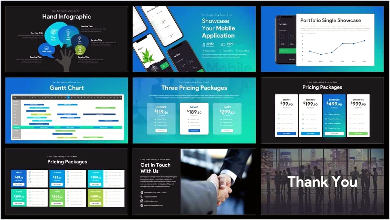 Creative Pitch Deck Powerpoint Template Free Download