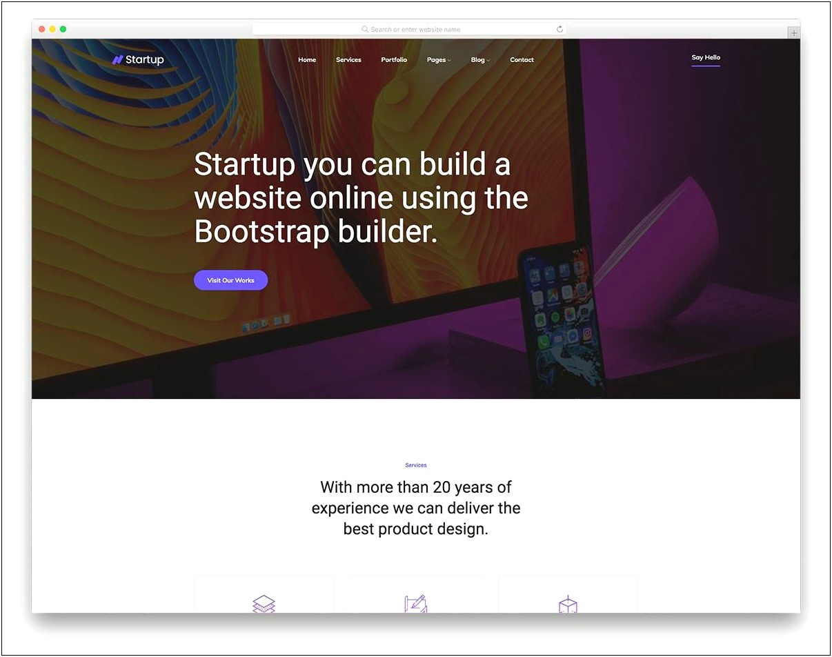 Crossway Startup Landing Page Template Free Download
