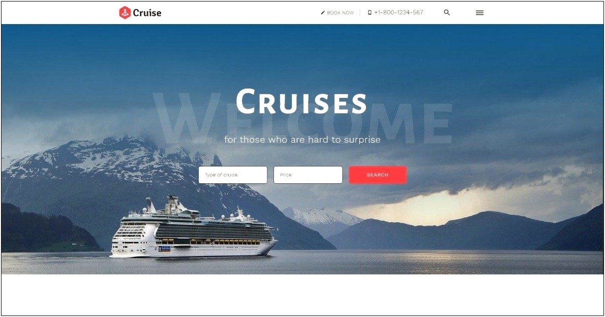 Cruise Responsive Travel Agency Html Template Free Download