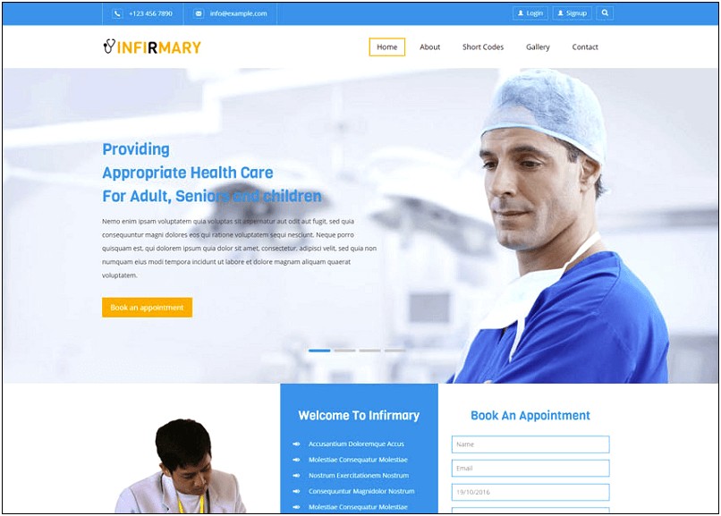 Css Templates Free Download For Hospital