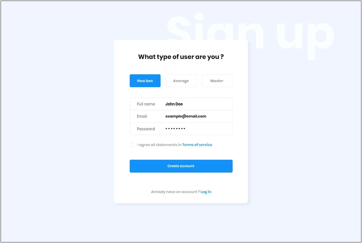 Css Templates Free Download For Registration Form