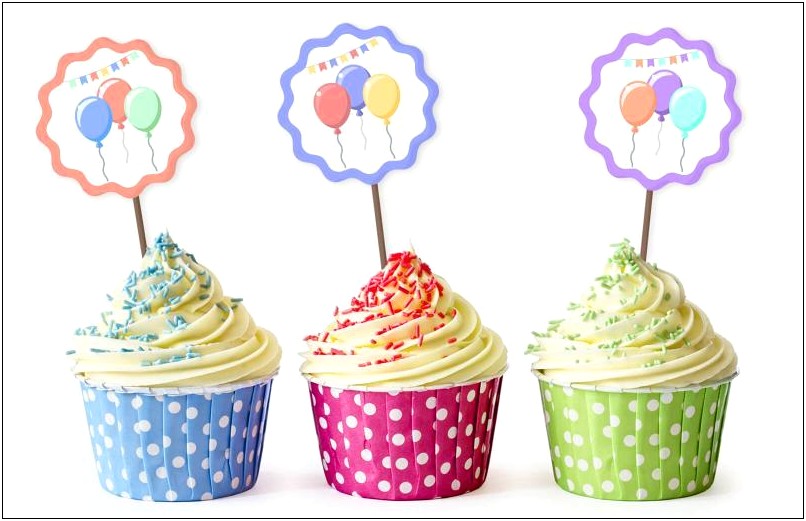 Cup Cake Template For Writing Free Printable