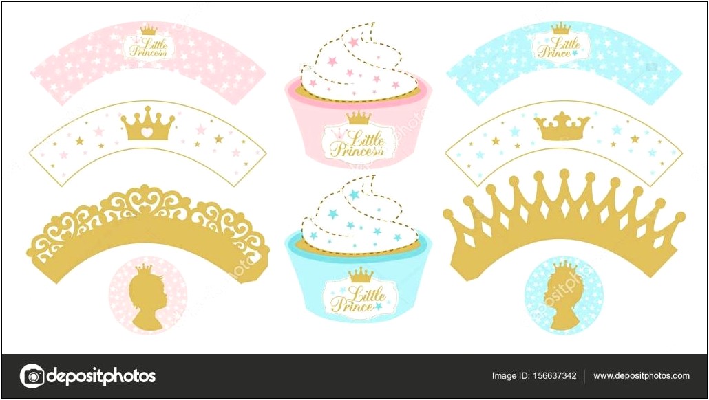 Cupcake Wrapper Template Vector Free Download