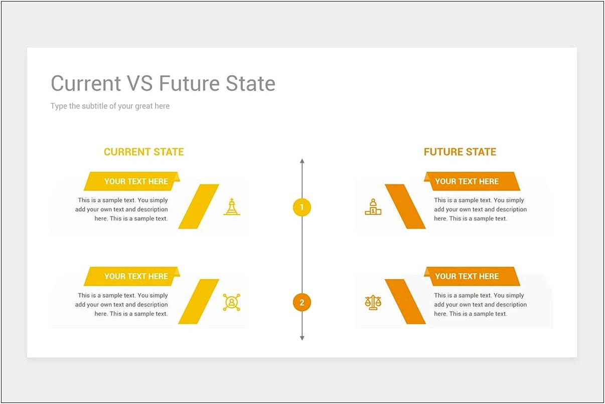 Current Vs Future State Powerpoint Template Free Download