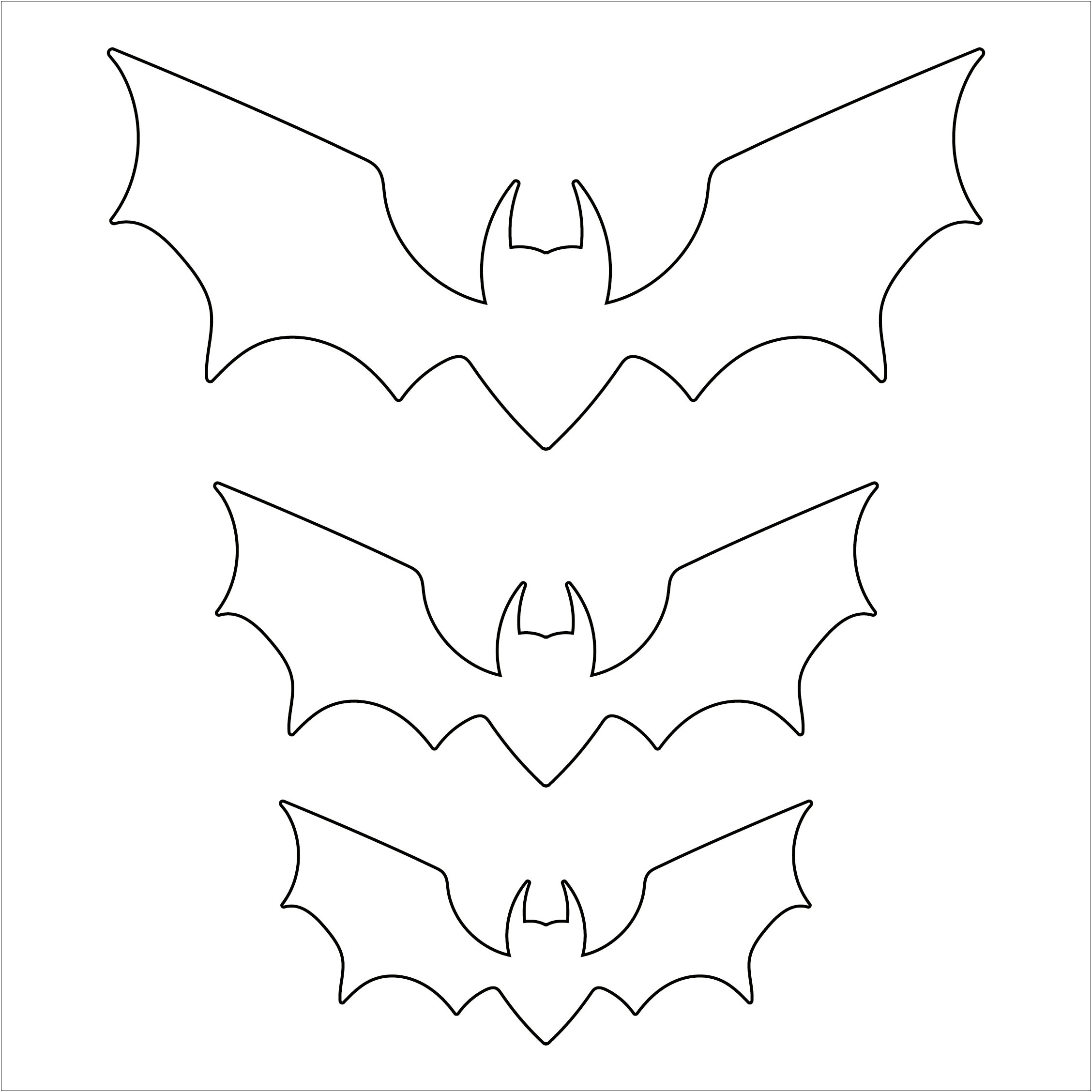 Cut Out Free Printable Halloween Templates